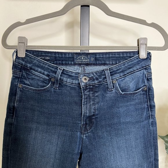 Lucky Brand Hayden Jeans - 4/27 A - Skinny - Mid-Rise - Dark Rinse - Ankle - Picture 11 of 12